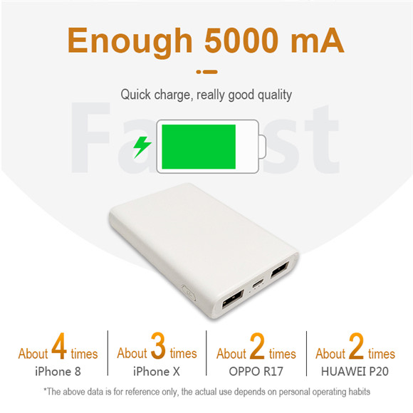2020 New private mould Wireless Charger power bank 5000mAh LWS-2015
